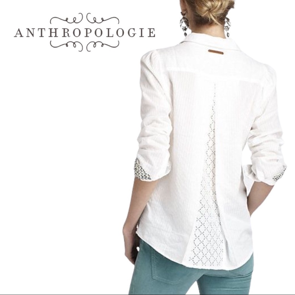 Anthropologie BIRDS OF PARADIS by Trovata | Netted Meridian Top